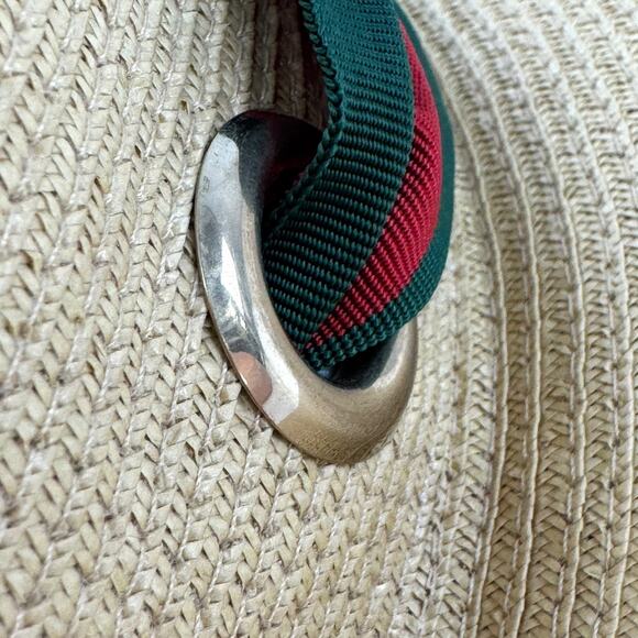 Gucci Sherry Line Straw Boater Hat main image 6